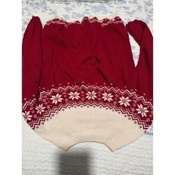 Me&Henry Red fairisle Igloo sweater 9/10 kids - Picture 4 of 5
